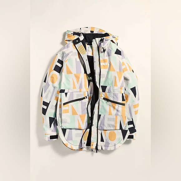 NWT Free People Movement Singin’ In The Rain Printed Packable Jacket Size XS - Picture 2 of 8